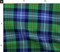 Tartan Blue Green Plaid Scottish Custom Printed Fabric by Spoonflower Various Fabrics by the Yard or Fat Quarter